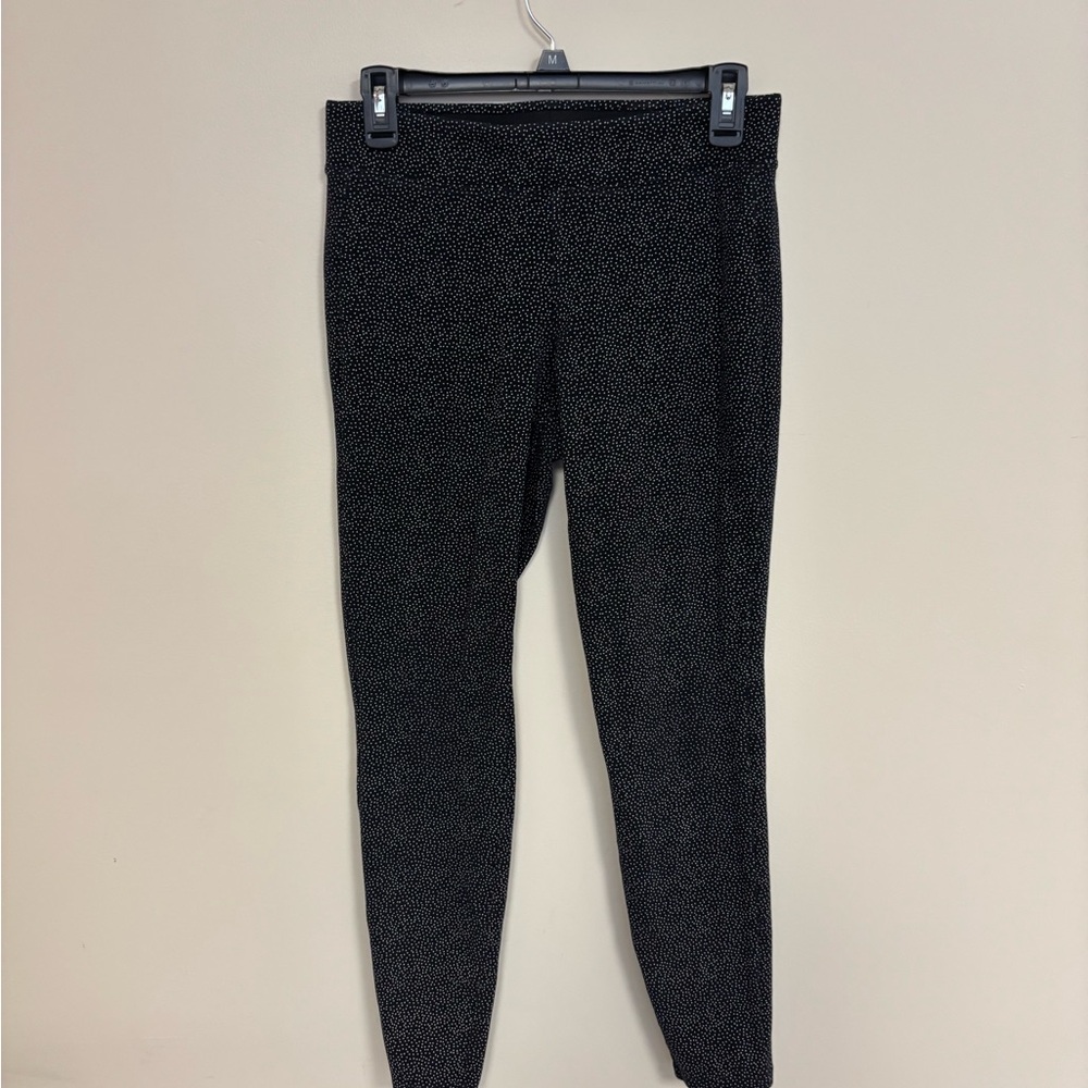 Old Navy Black w/ white polka dots Patterned Leggings
